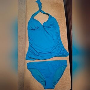 Calvin Klein Aqua Blue Bikini Set
